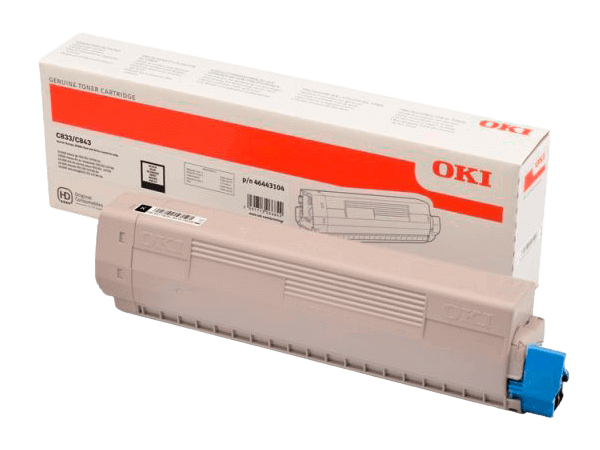 OKI 46443104 XL svart original toner 10000 sidor