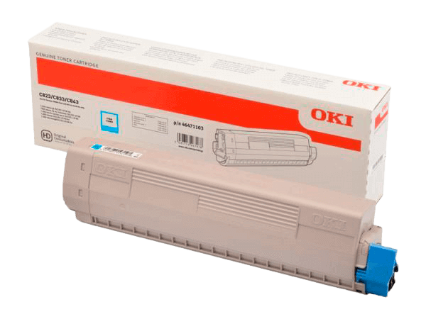 OKI 46471103 cyan original toner 7000 sidor