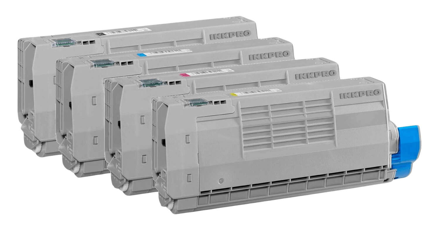 OKI 46507616 4 st rabattpaket toner 45500 sidor - kompatibel