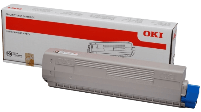 OKI C822 svart original toner 7000 sidor (44844616)