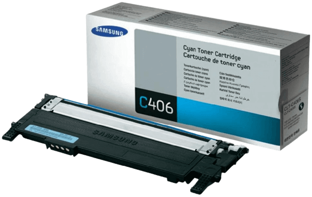 Samsung CLT-C406S cyan original toner 1000 sidor (ST984A)