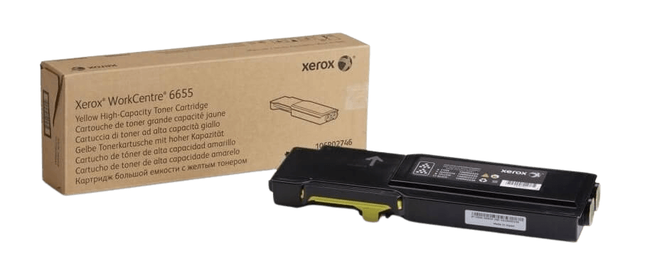 Xerox 106R02746 gul original toner 7500 sidor
