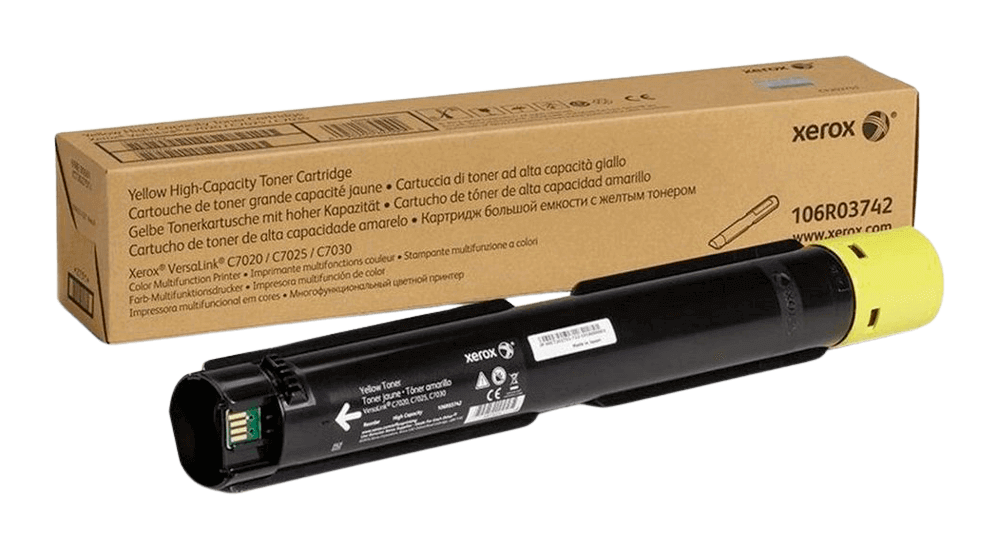 Xerox 106R03742 gul original toner 9800 sidor